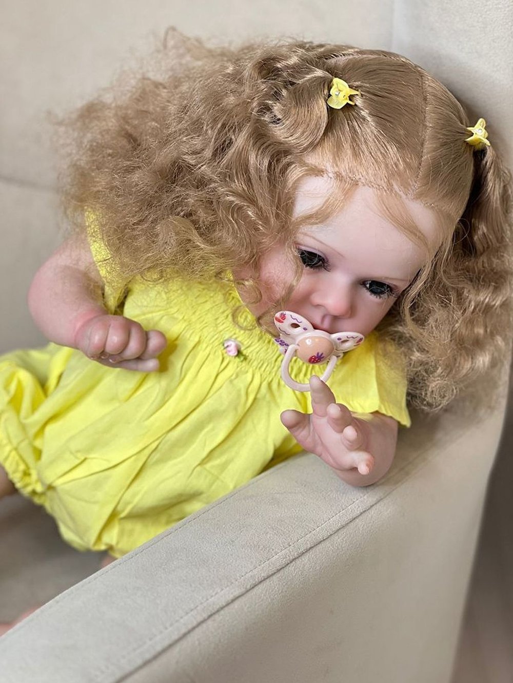 Кукла Реборн мягконабивная 60см в пакете (FA-600)