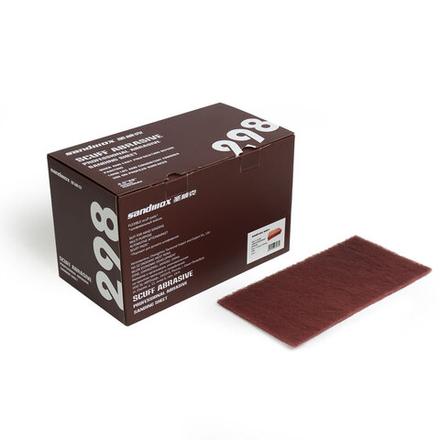 Sandwоx Скотч-брайт красный  (FINE)  115*230мм