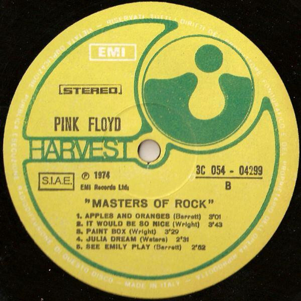 Pink Floyd / Masters Of Rock (LP)