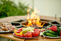 Стол гриль 8-ми местный