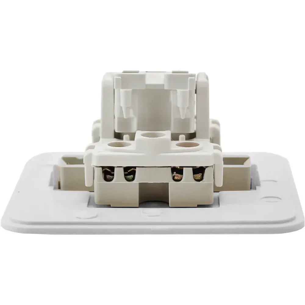 Выключатель одноклавишный для открытой установки 5 шт белый Jilion