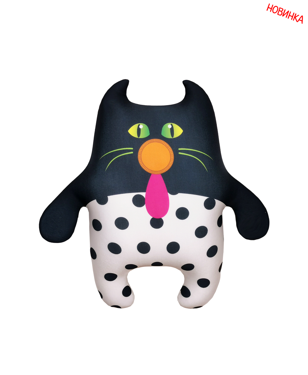 Игрушка-подушка антистресс "Крэйзи котик"