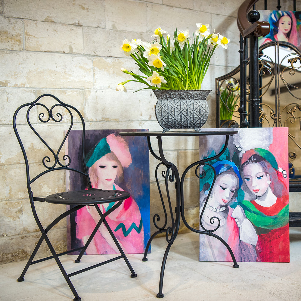 Стул складной Объект мечты Жарден черный антик OM-21061612