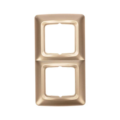 DEA Рамка 2-я горизонтальная Золотой Металлик KRANZ KR-78-0316