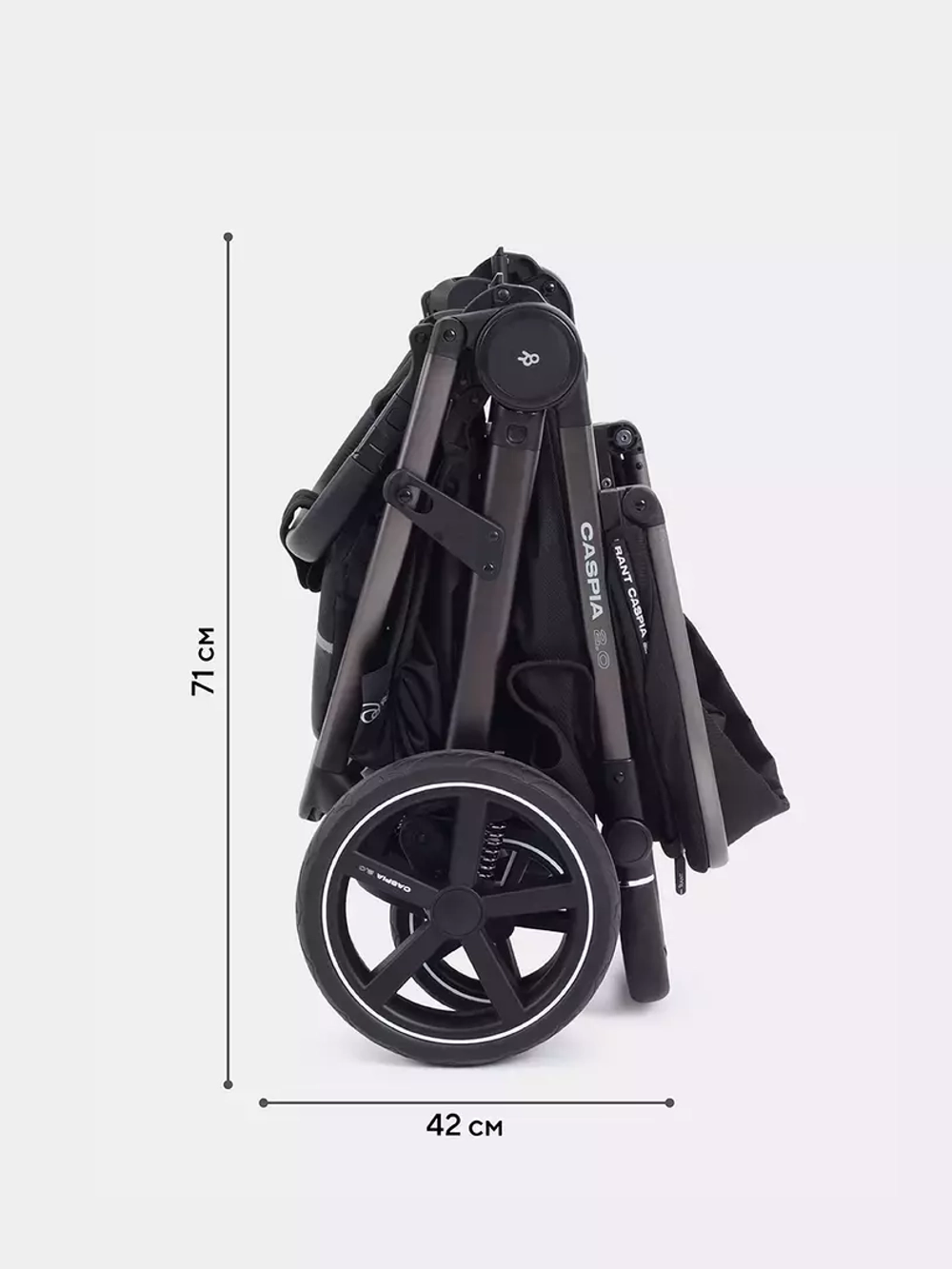 Коляска детская RANT "CASPIA 2.0" RA100 Black