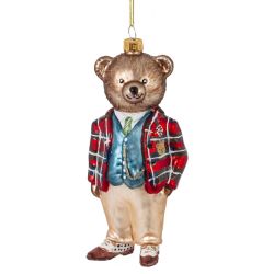 GAEM Украшение новогоднее "Медведь", L7,5 W6 H17 см