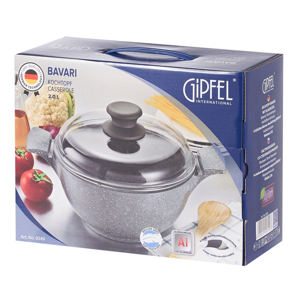 Алюминиевая кастрюля Gipfel Bavari 0549 20 см/2 л
