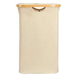 Корзина для белья с двумя отделениями Neat Twin, 53,5х33х53 см, молочная