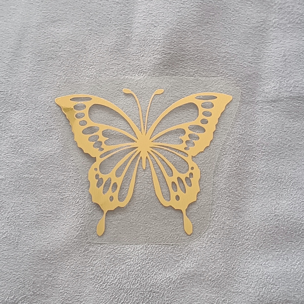 Бабочки из термотрансферной пленки, в ассортименте