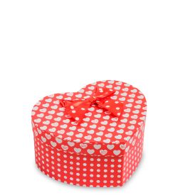 WG-55/1-B Коробка подарочная «Сердце» цв.красн./бел.