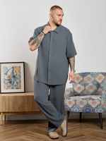 Рубашка мужская Линкольн-1 Виотекс ГРАФИТОВЫЙ