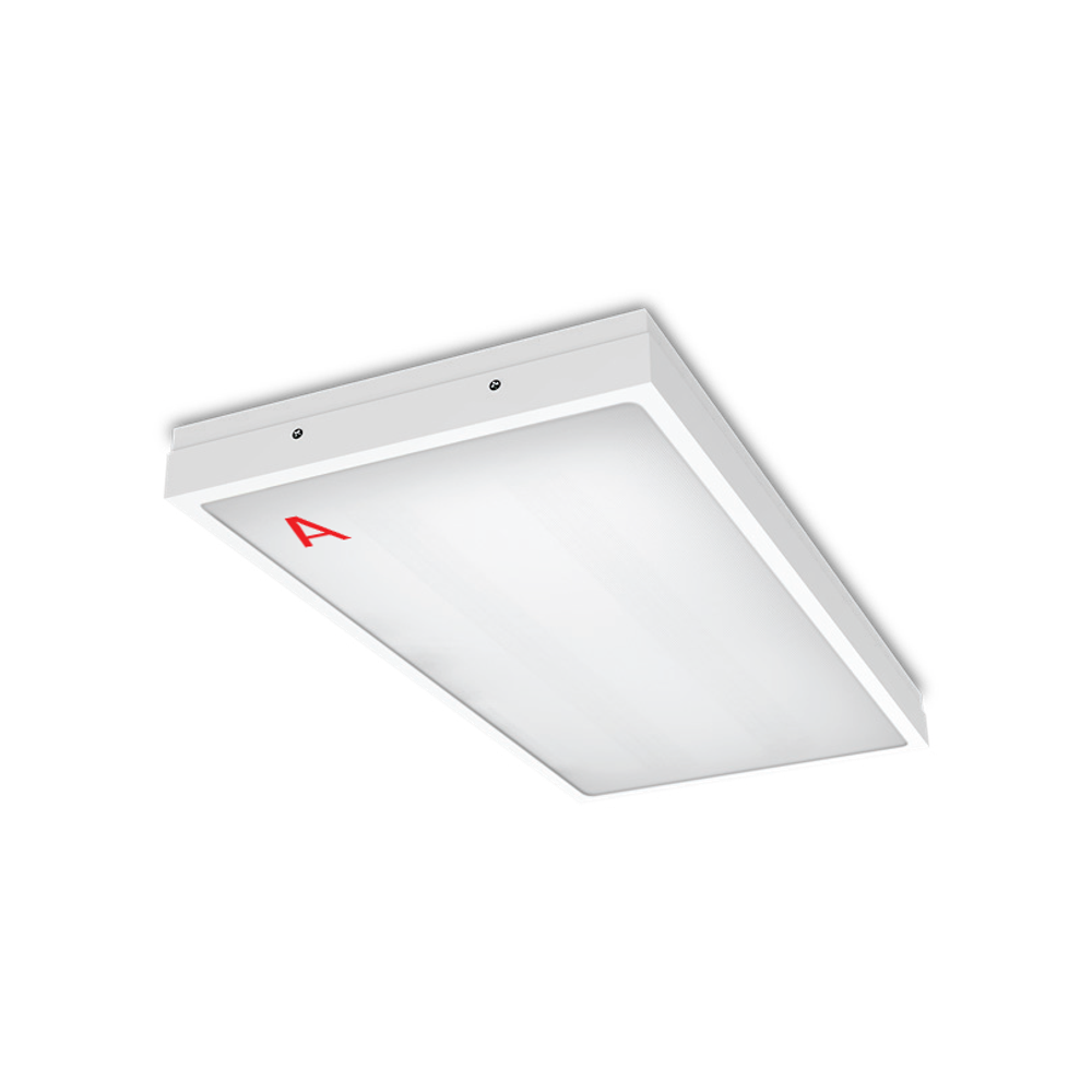 Светильник ЧИСТЫЙ ОФИС ДВО03-242 с БАП EM1 18Вт 4000К IP54 Микропризма 2200лм 595х295х48мм WOLTA PRO