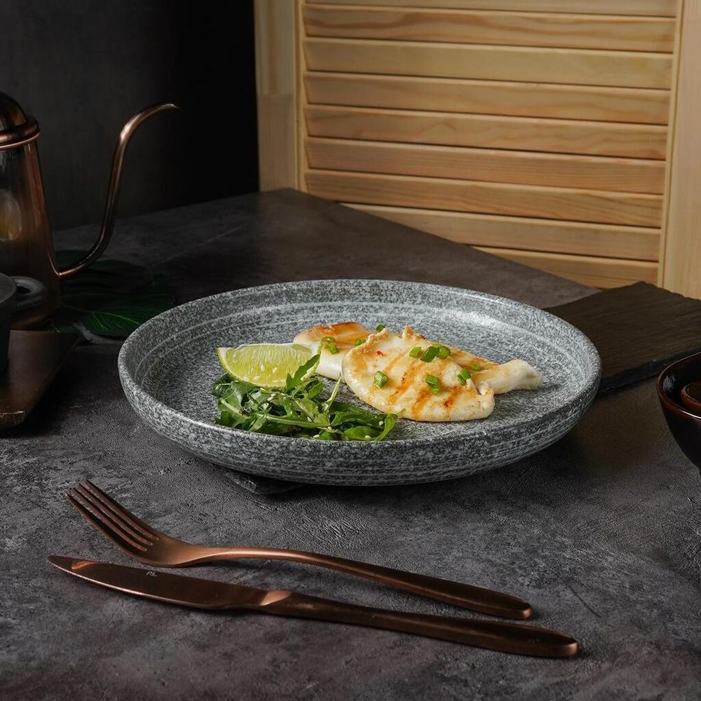 Тарелка с бортом d 25,8 см h3,1 см Glossy Stone Untouched Taiga P.L. Proff Cuisine [1]