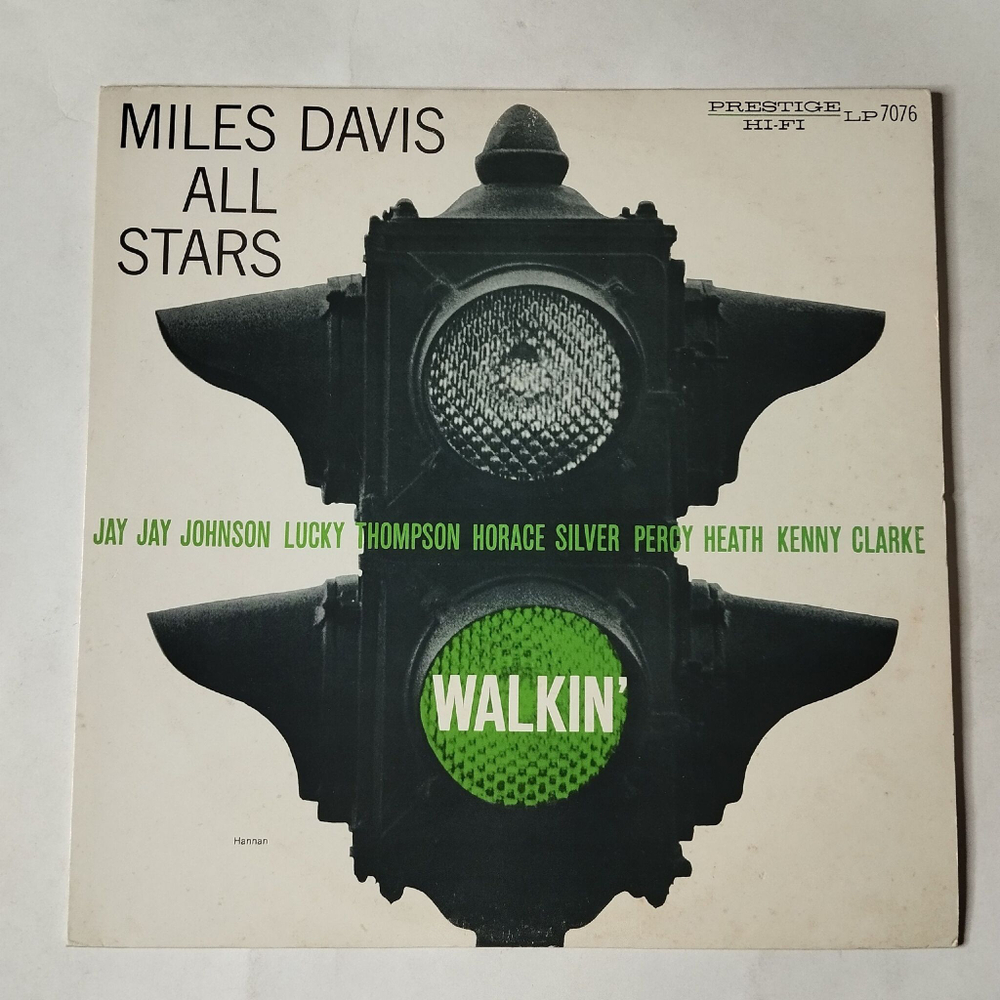 Винтажная виниловая пластинка LP Miles Davis All Stars Walkin (Japan 1976) (No Obi)