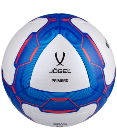 Мяч футбольный Primero №4, белый/синий/красный