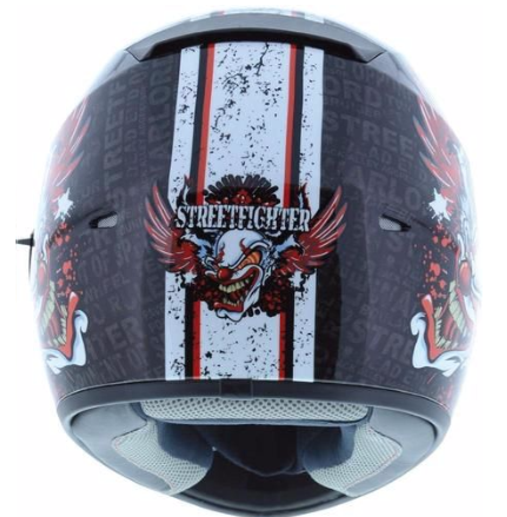 Мотошлем - STREETFIGHTER STAGE 2 CLOWN WINGS