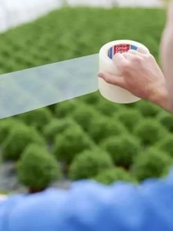 Клейкая лента для ремонта теплиц 150 мкм, 10 см на 9,5 м, скотч тепличный для ремонта парников, поликарбоната MG