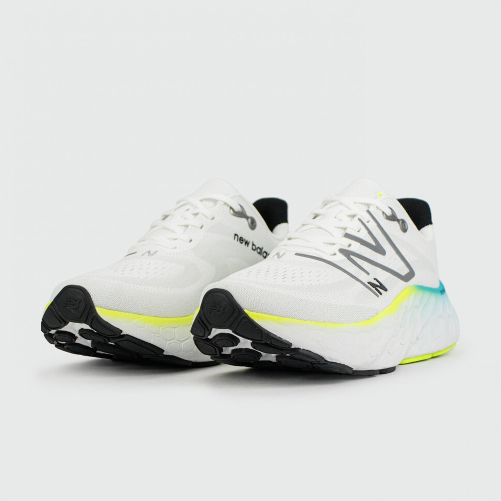 кроссовки New Balance Fresh Foam x More V4 White Yellow
