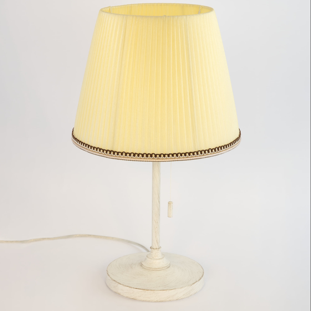 Citilux Линц CL402723 Настольная лампа патина с кремовым абажуром