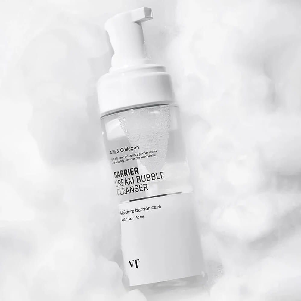 VT Cosmetics Barrier Cream Bubble Cleanser кислородная пенка для умывания с молочными протеинами