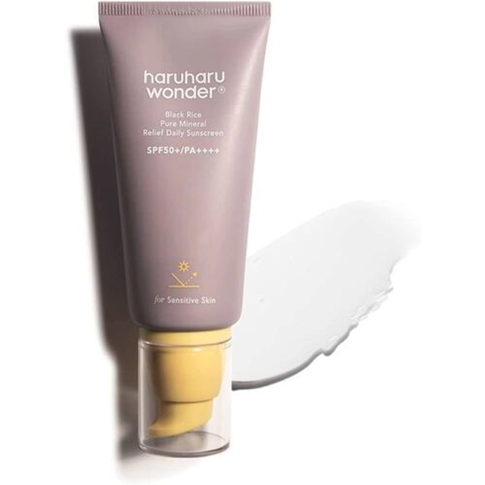 Солнцезащитный крем Haruharu Wonder Black Rice Pure Mineral Relief Daily Sunscreen SPF50+/PA++++ 50