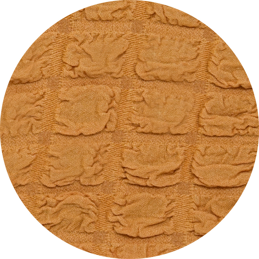 Чехол на кресло с оборкой Стандарт, цвет Горчичный