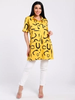 Туника-рубашка хлопок большие размеры