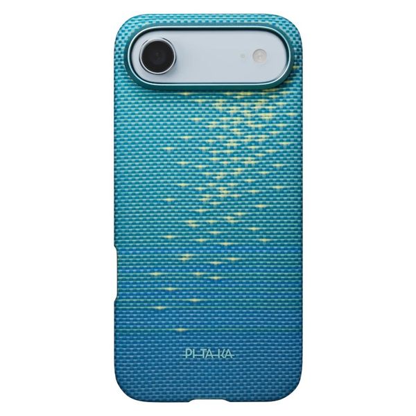 Чехол Pitaka Edge Case для iPhone Air, Лазурный | Lucid Blue