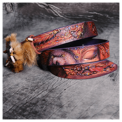 Кожаный ремень «Шаманка»