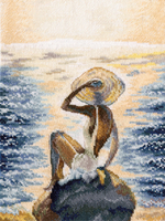 "Со вкусом соли,ветра и солнца"-M848  вышивка