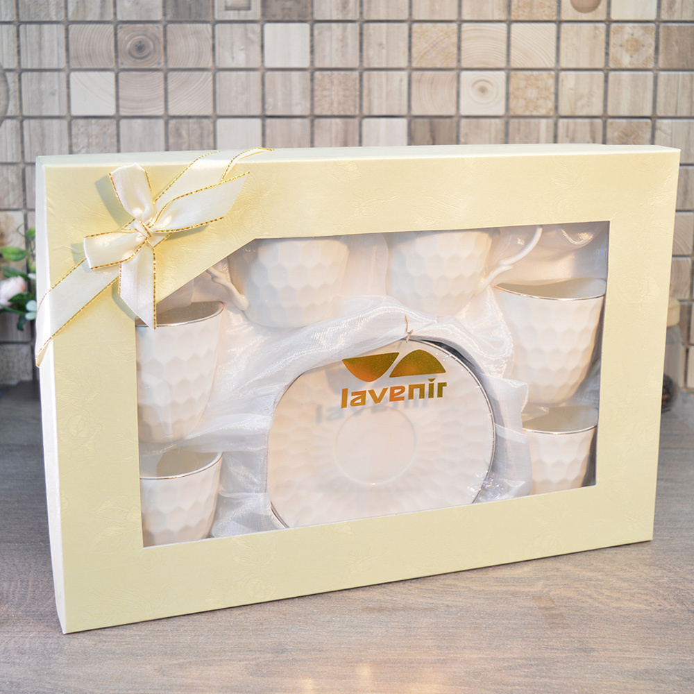 Чайный набор 12 предметов 240мл "Пломбир" (00110502)