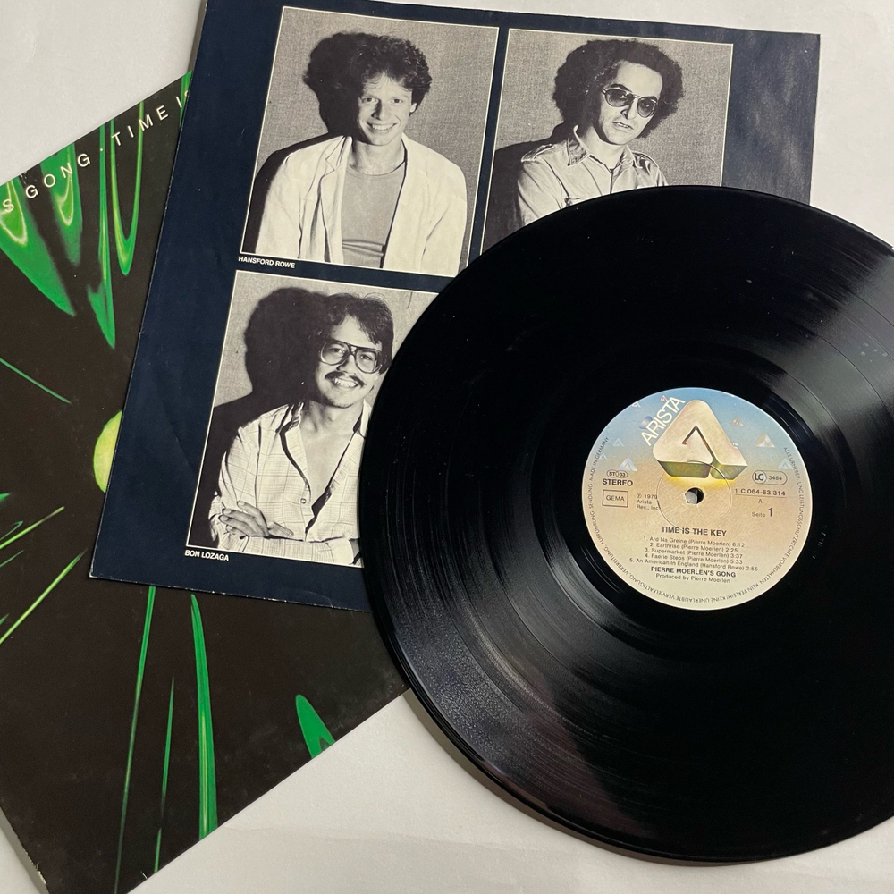 Винтажная виниловая пластинка LP Pierre Moerlen's Gong Time Is The Key (Германия 1979)