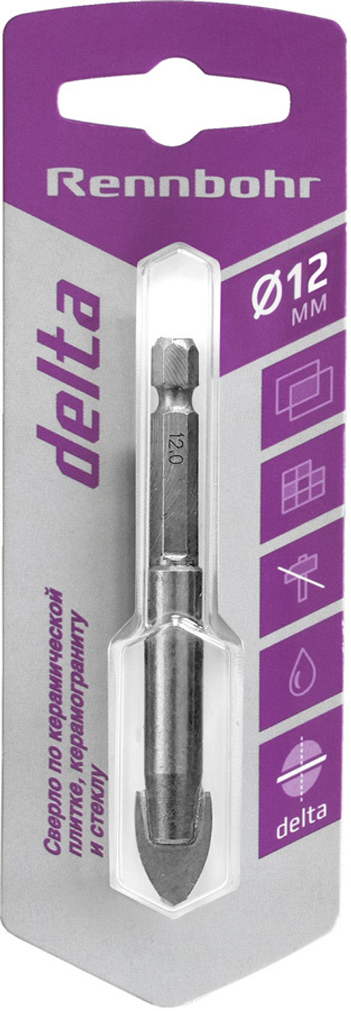 Сверло по керамике 12,0мм "RB" Delta