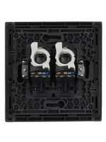 FORTE&PIANO Розетка компьютерная двойная RJ45 кат.5E FP333 серый IEK