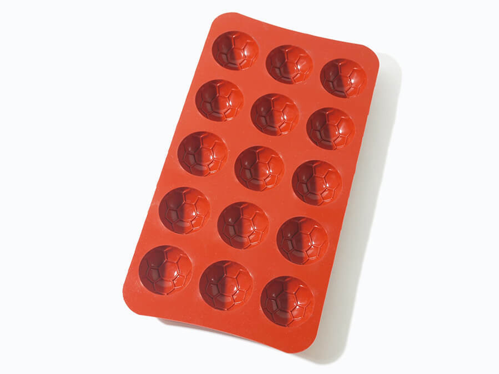 Силиконовая форма "Мячи" 20,5*10,5*15 см, ячейки d3 см