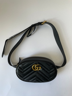 Сумка Gucci GG Marmont Belt Bag Matelasse Leather