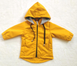 Ветровка для девочек р.92-98 горчичная 2421-07 (Ириска)