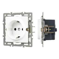 Механизм электрической розетки SCT-GP-MEU-PL-WH (250V, 16A) (Arlight, -) 043739