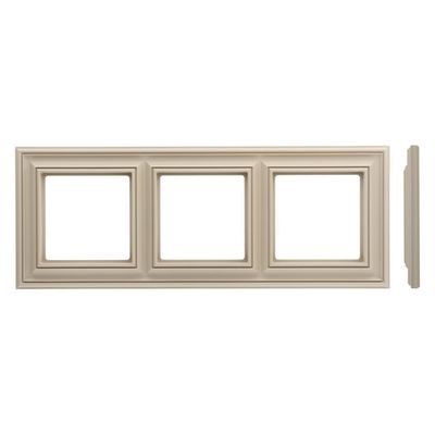 Рамка 3 поста LIREGUS RETRO K14-345-03.R/ONC кремовая матовая