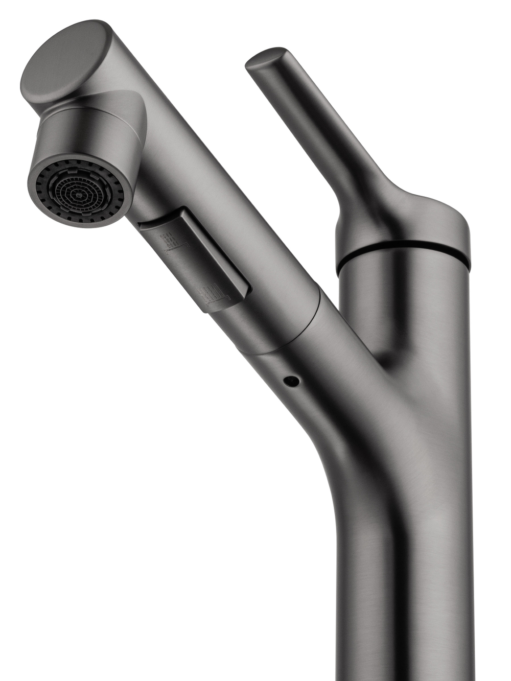 Смеситель для раковины с выдвижным изливом WONZON & WOGHAND, Темный графит (WW-A40862-BGG)