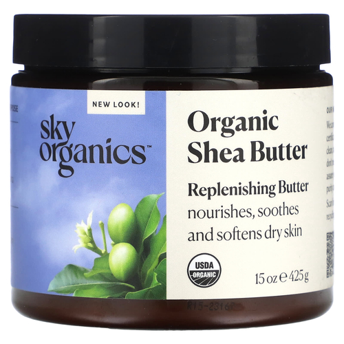 Sky Organics, органическое масло ши, 425 г (15 унций)