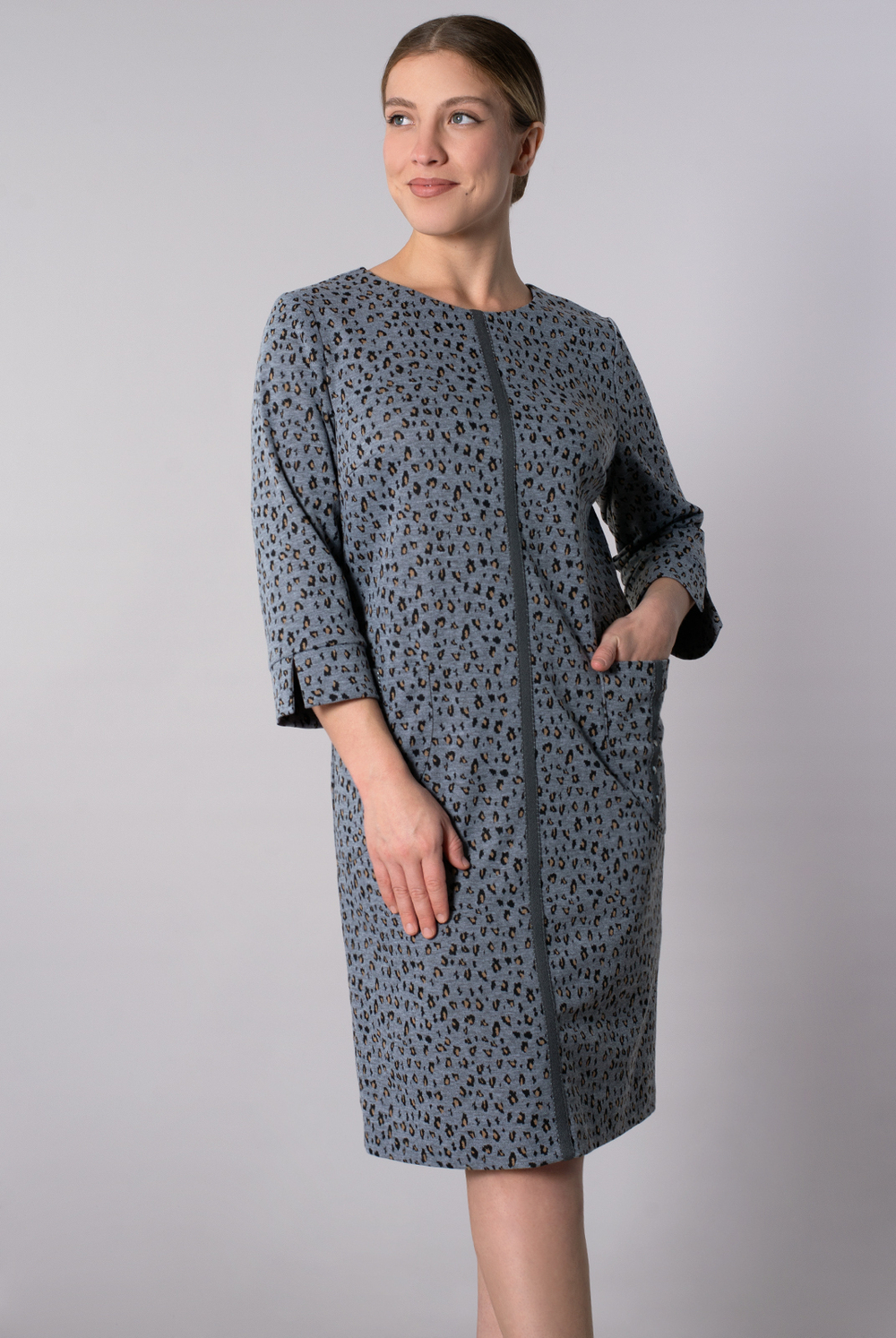Платье женское 2715АПВ, Леопард #225Лел052715АПВ