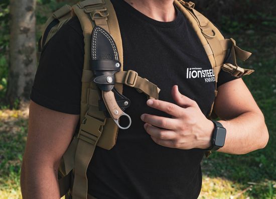 Нож Lion Steel H2 L/H2CVG, сталь клинка Böhler M390, рукоять микарта