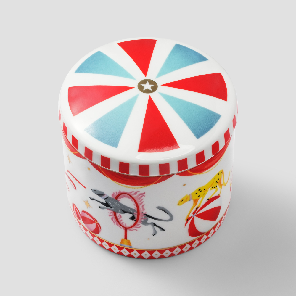 Емкость для хранения Farforite «Цирковое представление» в подарочном тубусе