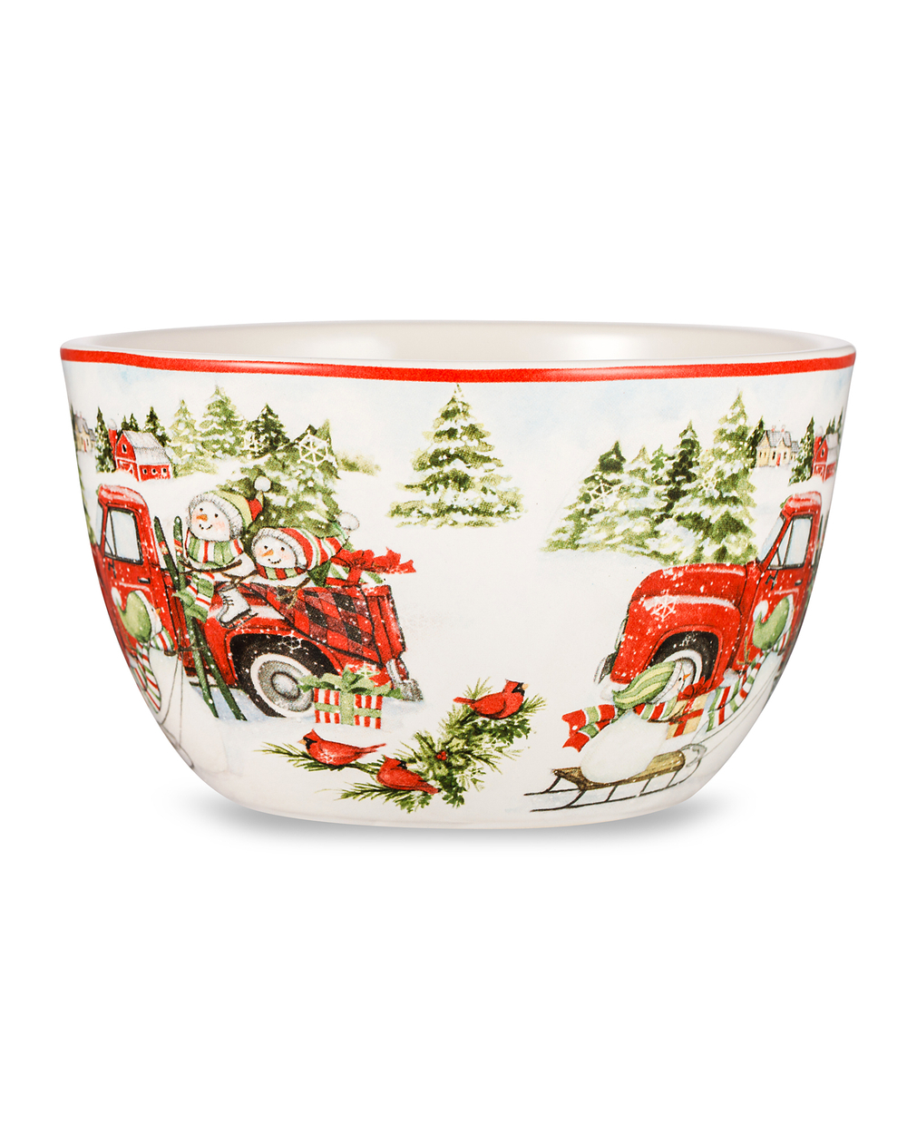 Салатник порционный 13см Certified International Corp Домой на Рождество Встреча друзей