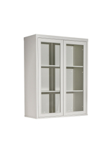 Шкаф-витрина Garda Decor 2 стеклянных фасада с Консоль Garda Decorю с 1-м ящиком