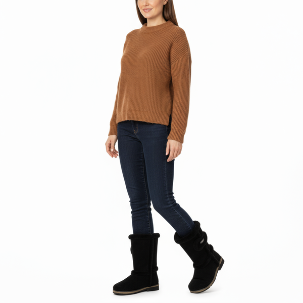 Унты женские укороченные из замши