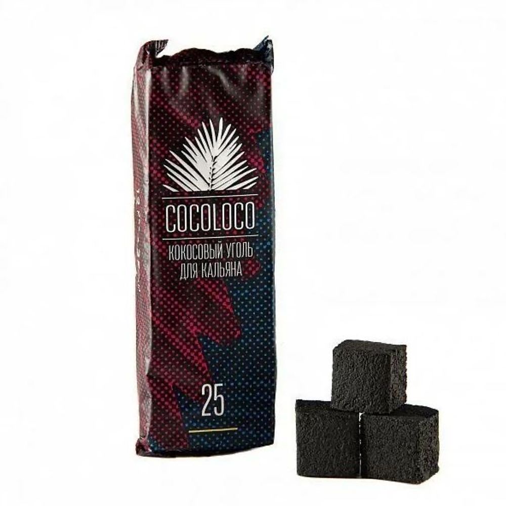 Уголь Cocoloco MiniPac 12 шт 25 мм