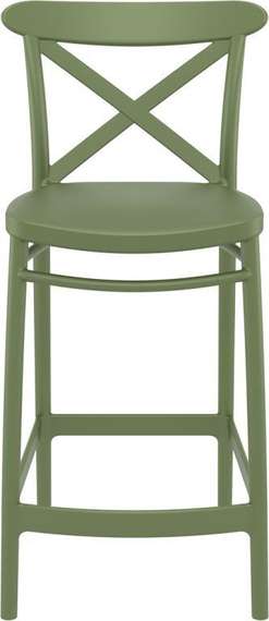 Полубарный стул Cross 65 см, зеленый