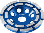 ЗУБР d 115 мм, Двухрядная алмазная шлифовальная чашка, Профессионал (33372-115)